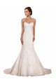 Ivory Sweetheart Sleeveless Mermaid Sexy Wedding Dress Townsville