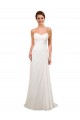 Ivory Sweetheart Sleeveless Sheath Wedding Gowns Townsville