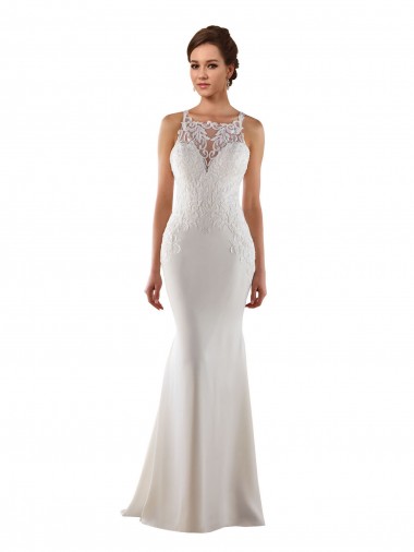 Ivory Sweetheart Sleeveless Mermaid Modern Wedding Dress Townsville