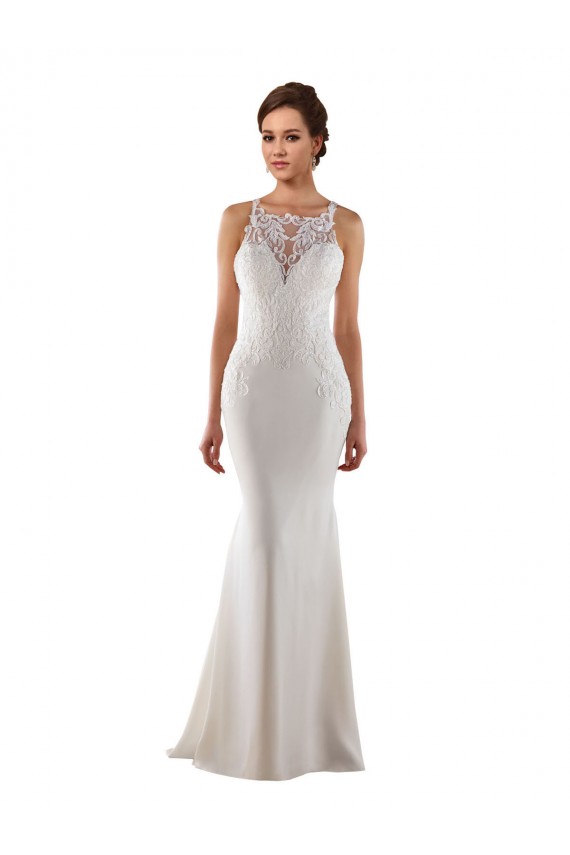 Ivory Sweetheart Sleeveless Mermaid Modern Wedding Dress Townsville