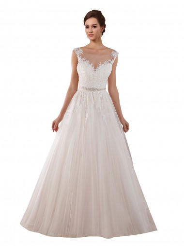 Ivory Sweetheart Sleeveless Keyhole Back Ball Gown Wedding Dress Townsville