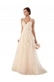 Ivory Sweetheart Sleeveless A-Line Long Wedding Dress Townsville