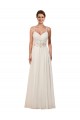 Ivory Sweetheart Sleeveless Keyhole Back Sheath Wedding Dress Townsville