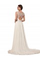 Ivory Sweetheart Sleeveless Keyhole Back Sheath Wedding Dress Townsville