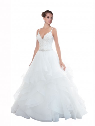 White Sweetheart Sleeveless Ball Gown Beach Wedding Dress Townsville