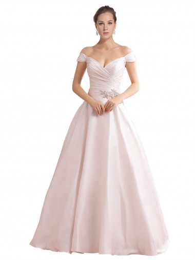 Ivory Sweetheart Sleeveless V-Back A-Line Wedding Dresses Townsville