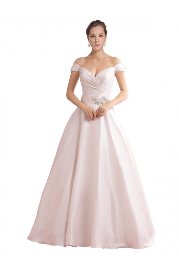 Ivory Sweetheart Sleeveless V-Back A-Line Wedding Dresses Townsville