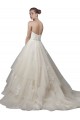 Ivory Strapless Sleeveless Low Back Ball Gown Wedding Dress Townsville