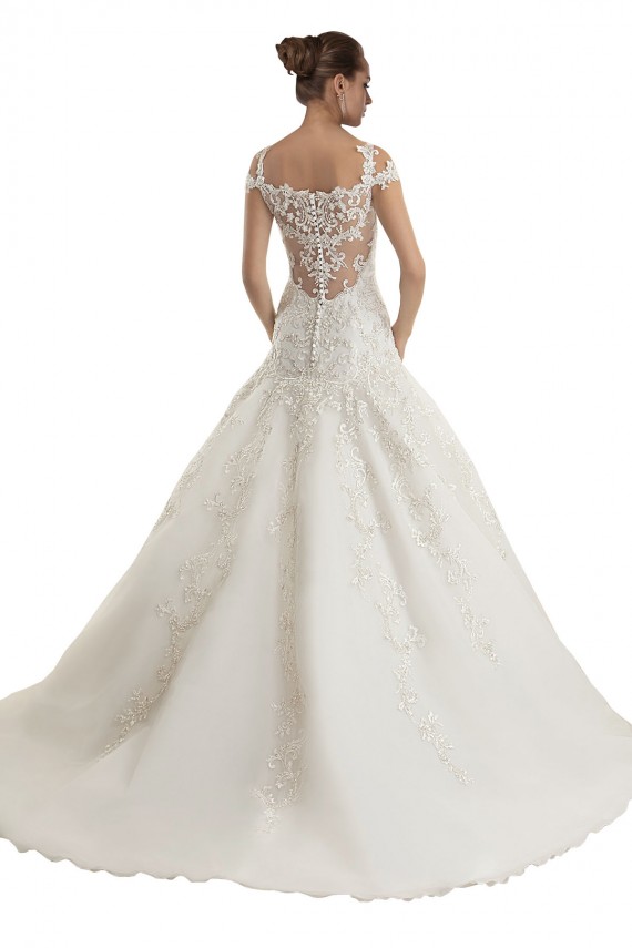 Ivory Off the Shoulder Sleeveless Mermaid Wedding Dress Townsville