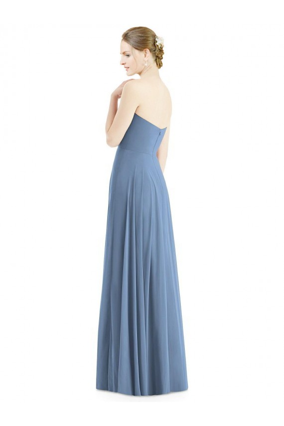 Dusty Blue Sweetheart Sleeveless A-Line Evening Dress / Bridesmaid Dress Townsville