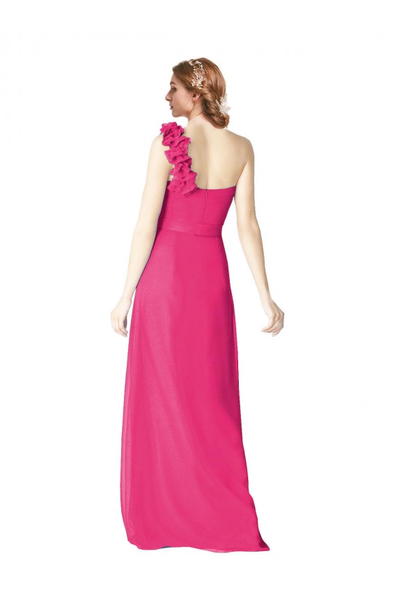 Azalea One Shoulder Sleeveless A-Line Bridesmaid Gown Townsville