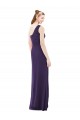 Grape One Shoulder Sleeveless A-Line Evening Dress / Bridesmaid Dress Townsville
