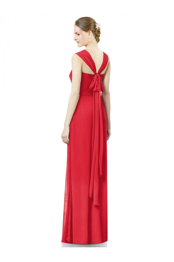 Red Sweetheart Cap Sleeves A-Line Formal Dress / Bridesmaid Dress Townsville