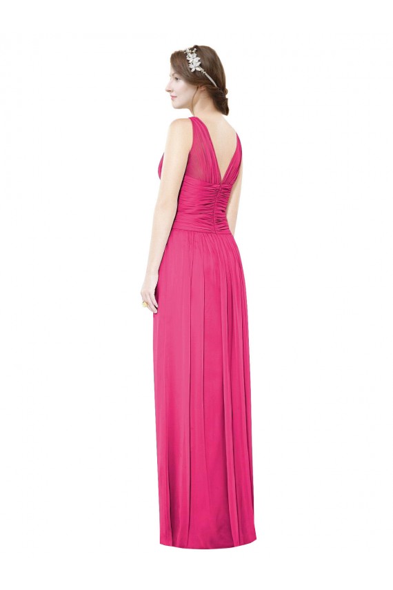 Azalea V-Neck Sleeveless V-Back A-Line Bridesmaid Dress Townsville