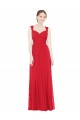 Red Sweetheart Sleeveless A-Line Bridesmaid Dress / Evening Dress Townsville