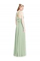 Sage Halter Neck Sleeveless A-Line Bridesmaid Dress / Evening Dress Townsville