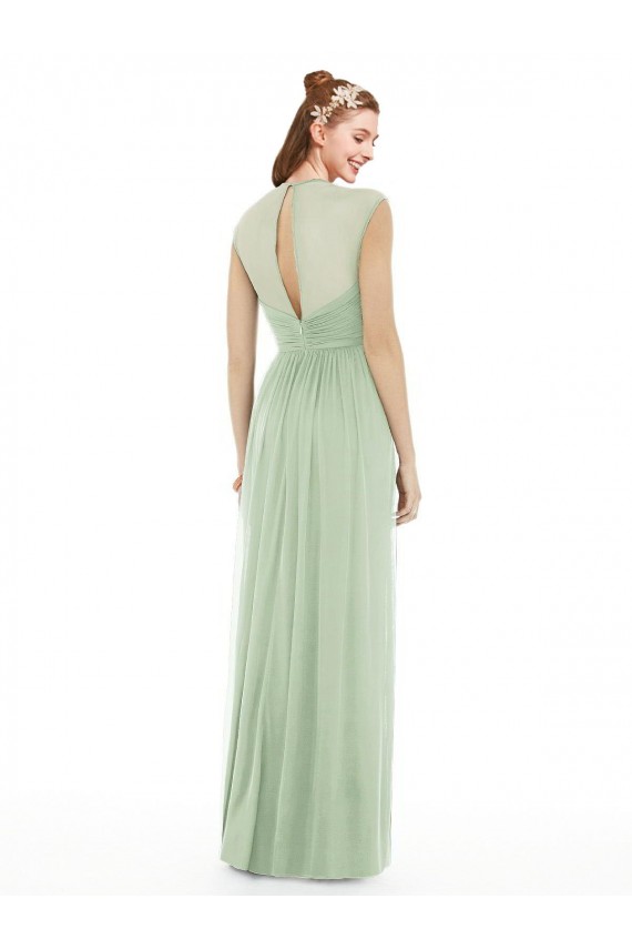 Sage Sweetheart Cap Sleeves A-Line Formal Dress / Bridesmaid Dress Townsville