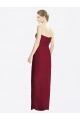 Burgundy Sweetheart Sleeveless Sheath Bridesmaid Dress Townsville