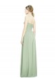Sage Strapless Sleeveless Open Back A-Line Bridesmaid Dress Townsville