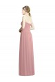 Dusty Pink Strapless Sleeveless A-Line Bridesmaid Dress / Evening Dress Townsville