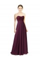 Grape Sweetheart Sleeveless Chiffon A-Line Bridesmaid Dress Townsville