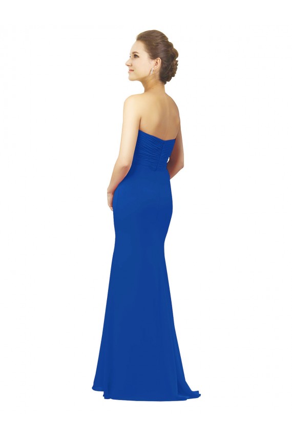 Royal Blue Sweetheart Sleeveless A-Line Bridesmaid Dress / Evening Gowns Townsville