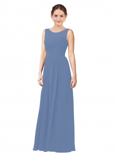 Windsor Blue Sweetheart Sleeveless Sheath Bridesmaid Dress Townsville