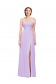 Lilac Strapless Sleeveless A-Line Evening Dress / Bridesmaid Dress Townsville