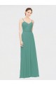 Icelandic Silver V-Neck Sleeveless A-Line Bridesmaid Dress / Evening Dress Townsville