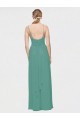 Icelandic Silver V-Neck Sleeveless A-Line Bridesmaid Dress / Evening Dress Townsville