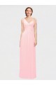 Pink Sweetheart Sleeveless Soft Chiffon A-Line Bridesmaid Dress Townsville