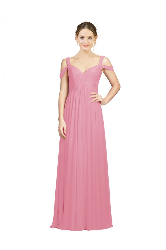 Skin Pink Sweetheart Sleeveless A-Line Bridesmaid Dress Townsville
