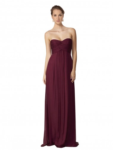 Grape Sweetheart Sleeveless A-Line Bridesmaid Dress / Formal Dress Townsville