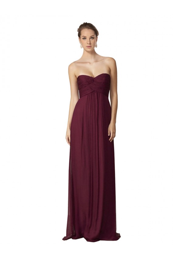 Grape Sweetheart Sleeveless A-Line Bridesmaid Dress / Formal Dress Townsville