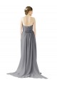 Slate Grey Sweetheart Sleeveless Open Back A-Line Bridesmaid Dress / Evening Dress Townsville