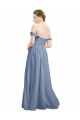 Dusty Blue Sweetheart Sleeveless Open Back A-Line Formal Dress / Bridesmaid Dress Townsville