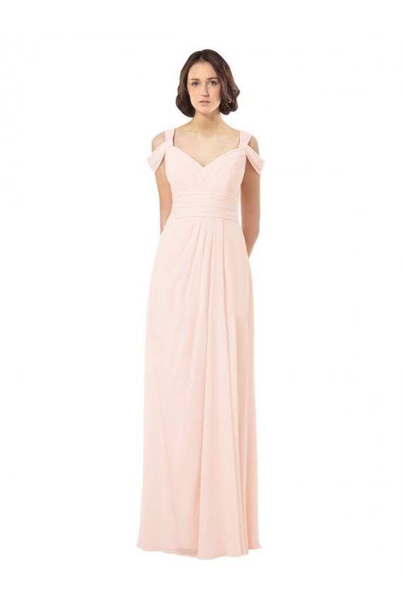 Pink Sweetheart Sleeveless Keyhole Back A-Line Bridesmaid Dress / Evening Dress Townsville