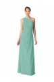 Jade One Shoulder Sleeveless A-Line Bridesmaid Dress Townsville