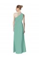 Jade One Shoulder Sleeveless A-Line Bridesmaid Dress Townsville