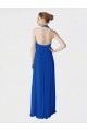 Royal Blue Halter Neck Sleeveless A-Line Evening Dress / Bridesmaid Dress Townsville