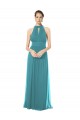 Hunter Halter Neck Sleeveless Keyhole Back A-Line Bridesmaid Dress Townsville