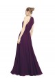 Grape Halter Neck Sleeveless Keyhole Back A-Line Bridesmaid Dress / Evening Dress Townsville