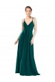 Hunter V-Neck Sleeveless Keyhole Back A-Line Bridesmaid Dress / Evening Dress Townsville