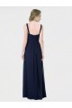 Dark Navy Sweetheart Sleeveless Low Back Lxue Chiffon A-Line Bridesmaid Dress Townsville