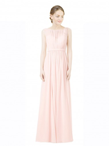 Jewel Sleeveless V-Back A-Line Bridesmaid Dress Townsville