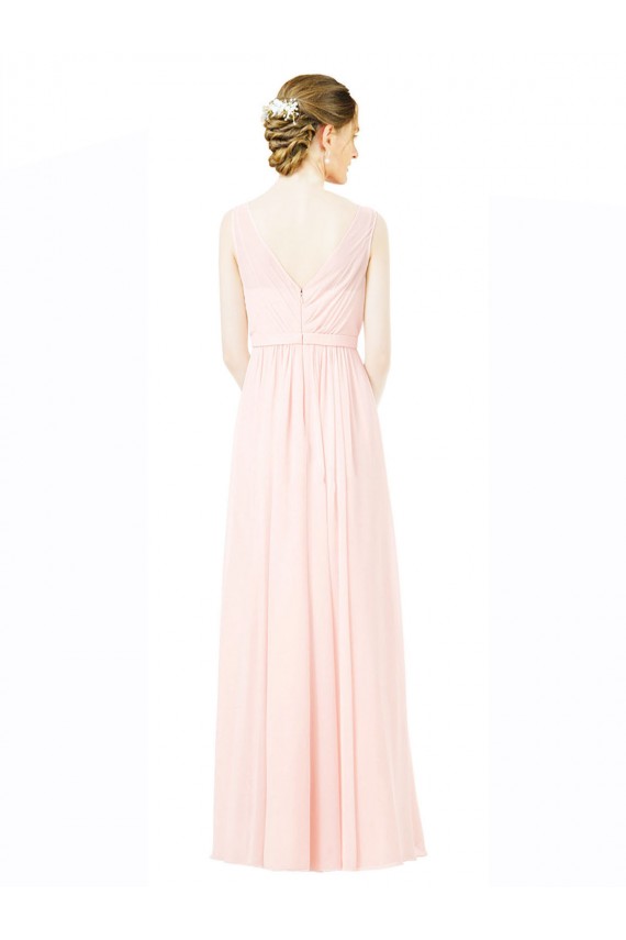 Jewel Sleeveless V-Back A-Line Bridesmaid Dress Townsville