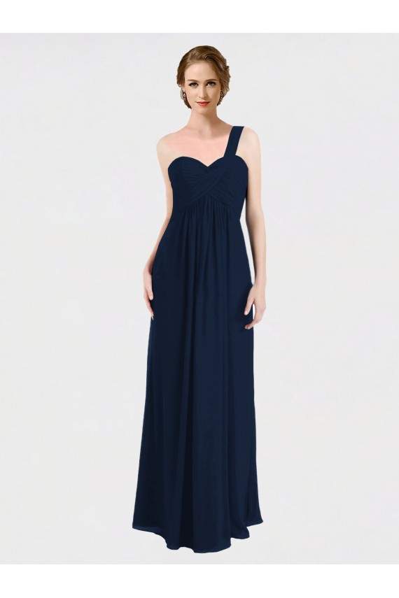 Dark Navy Sweetheart Sleeveless Low Back A-Line Bridesmaid Dress / Formal Dress Townsville