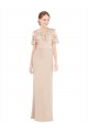 Champagne Off the Shoulder Sleeveless A-Line Prom Dress / Bridesmaid Dress Townsville