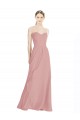 Dusty Pink Sweetheart Sleeveless Low Back A-Line Bridesmaid Dress / Formal Dress Townsville