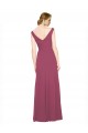 Mauve Taupe V-Neck Sleeveless A-Line Bridesmaid Dress Townsville